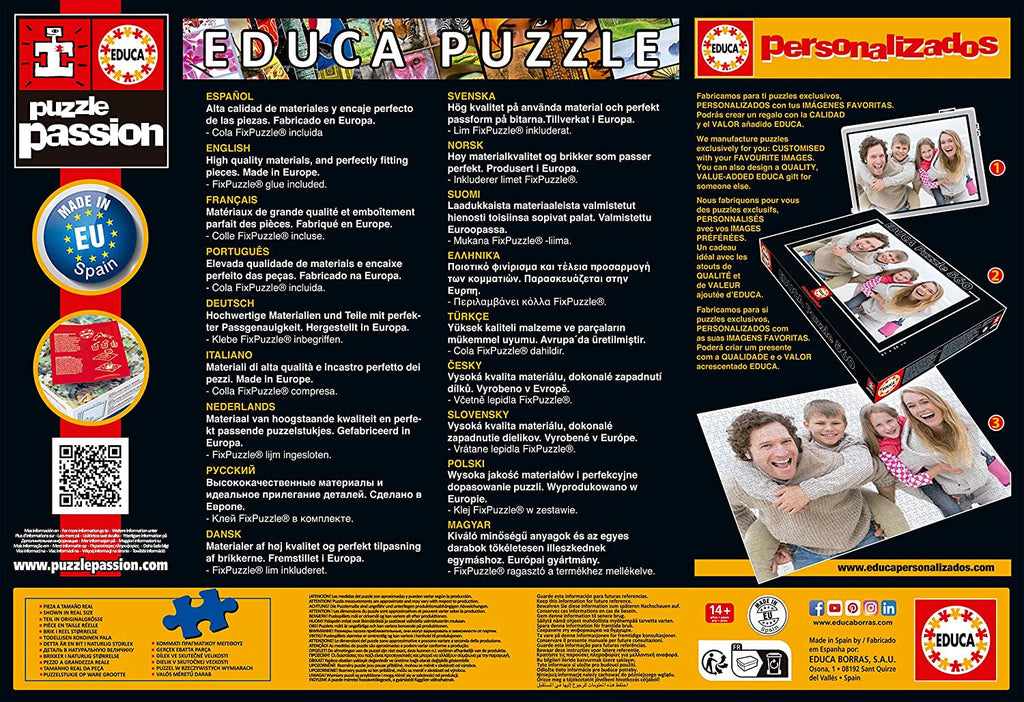 Educa - Puzzle 2000 piese pentru adulti | Repere Europa, puzzle 2000 piese pentru adulti si copii de la 14 ani, Obiective turistice (17697) Puzzle Naty Shop
