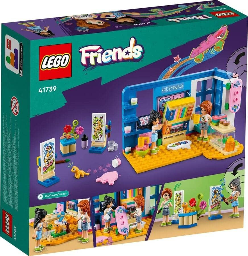 LEGO 41739 Friends Liann szobája, művészeti témájú minijáték, kis gyűjteményi ajándék Liannnal, őszi és kisállat mini babák 2023 sorozat építőkészletei Besuche den LEGO-Store