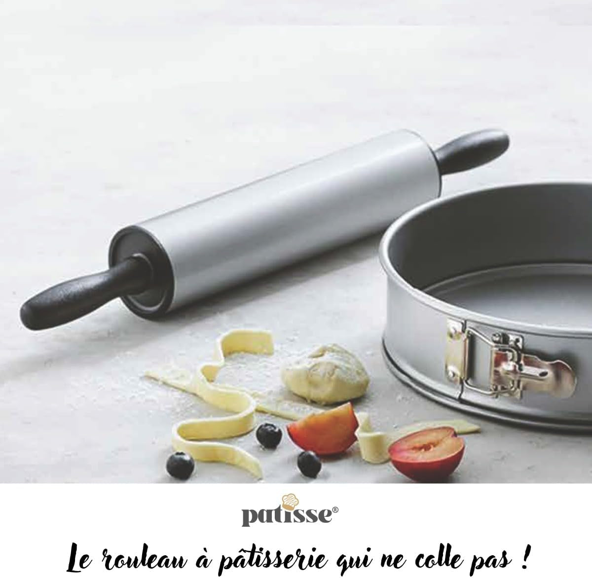 03650 Teigroller, Tapadásmentes 25 cm