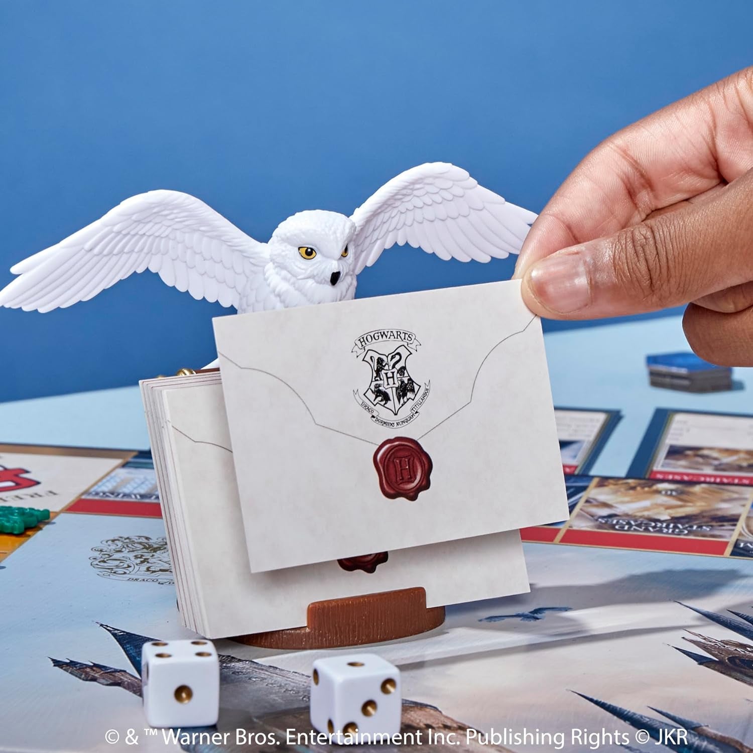 Monopoly Társasjáték Harry Potter Edition, családi játék 2-6 játékos számára, 8 éves kortól - német verzió