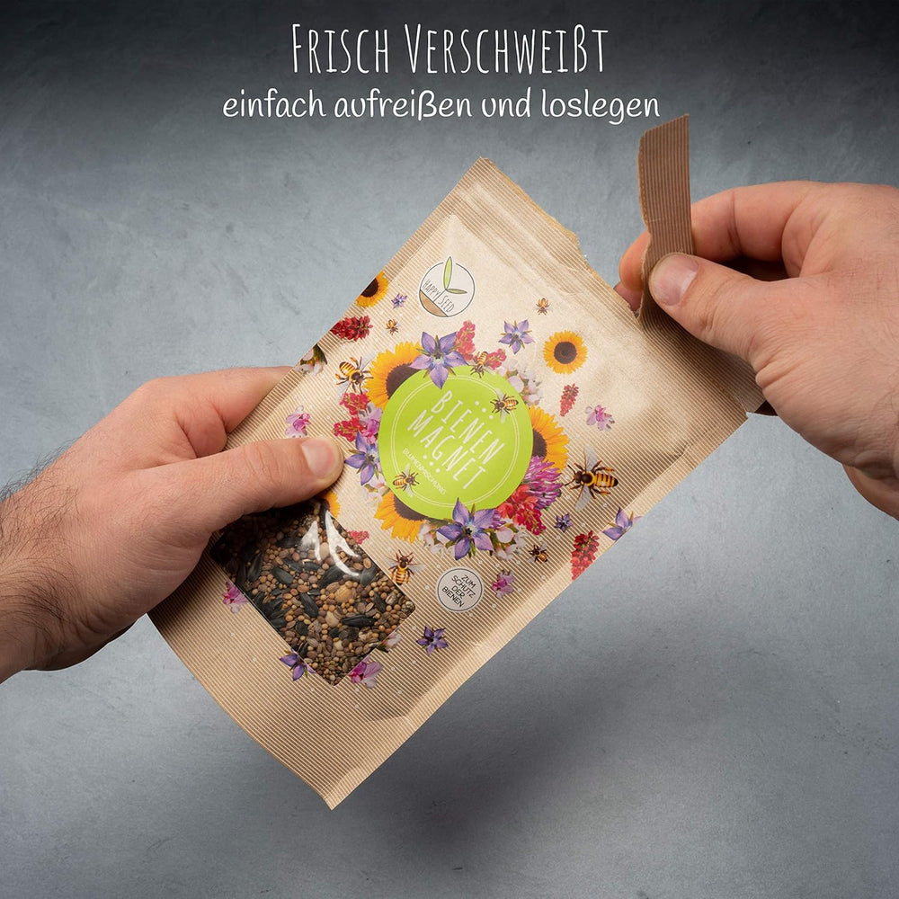 100 g vadvirágmag a színes méhlegelőhöz – Élénk és nektárban gazdag vadvirágmagkeverék méheknek és lepkéknek (Ingyenes e-könyvet tartalmaz)