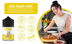 Twizzy Banana ételíz - 60 ml - Intenzív íz - Ideális sütéshez Aromas Naty Shop