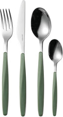 Guzzini - My Fusion, set de tacâmuri 24 piese - Verde măslin Bucatarie Naty Shop
