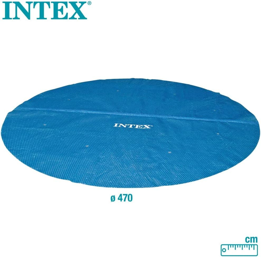 Intex 28014 - Szolárponyva, Hőszigetelt ponyva Easy Set/Frame kerek medencékhez, polietilén, kék, ⌀ 488 cm
