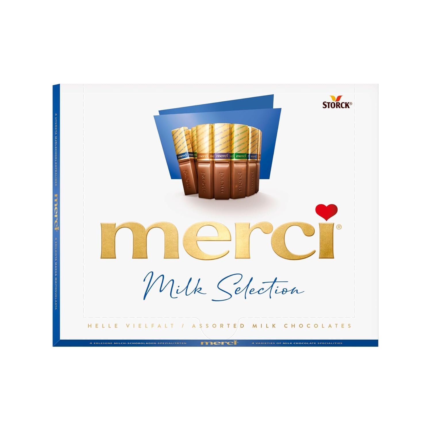 merci Finest Selection Mousse au Chocolat Variety – 1 x 210 g – Specialities Exquisite Chocolate Mousse – Töltött és töltetlen praliné