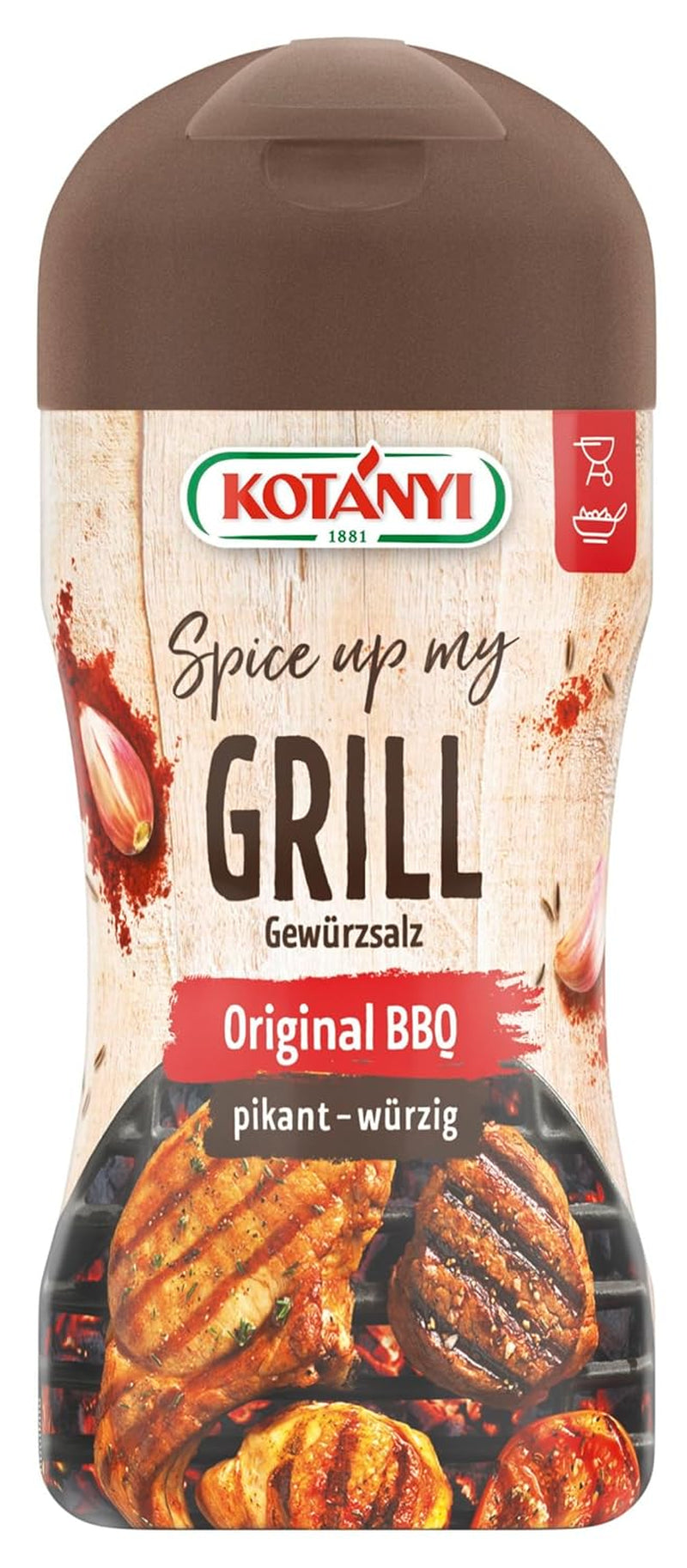 KOTÁNYI Grill Fisch Grillgewürz 80g - Gewürz für Fisch & Meeresfrüchte - Marinade für jede Fischart - Gewürzmischung zum Grillen - [Jetzt für die nächste Grillfeier bestellen!]