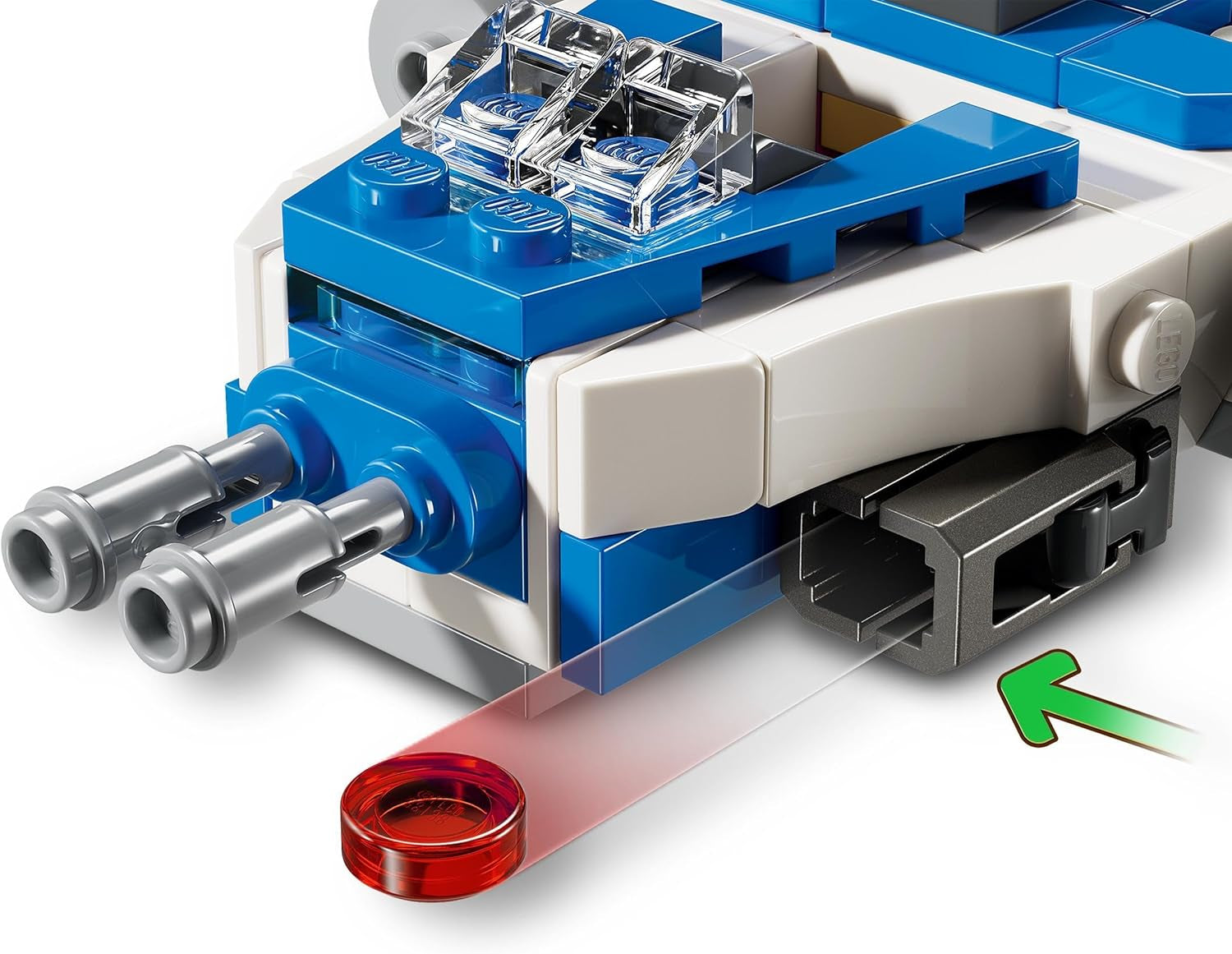 LEGO Star Wars Kapitány Rex Y-szárnyú Microfighter építőkockák gyűjthető csillaghajó ajándékötlet 6 év feletti fiúknak és lányoknak 75391 építőkészlet Besuche den LEGO-Store