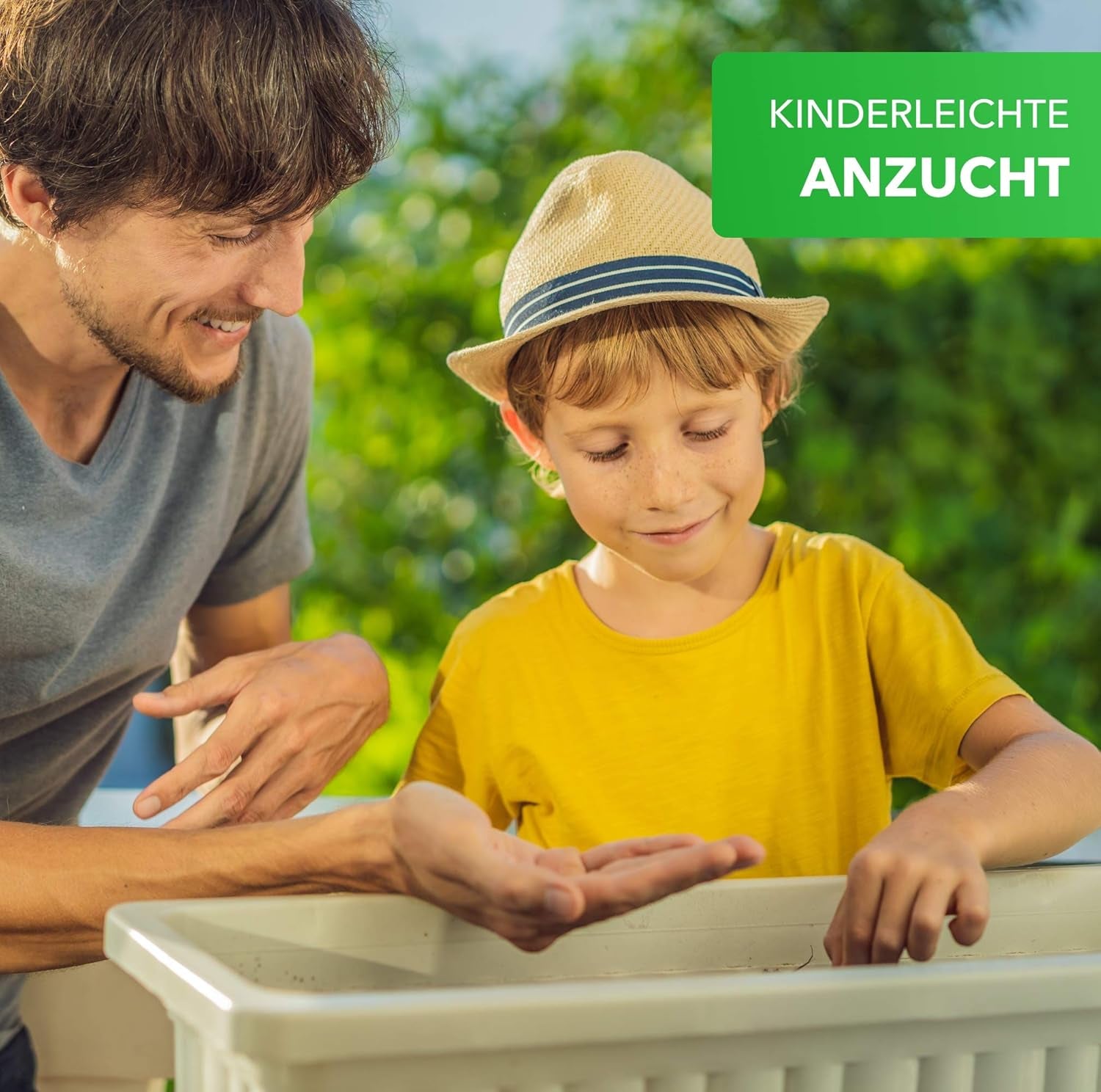 Magic of Nature Balcony Box Mix - 10g magok - Méhbarát növények - Könnyen használható - Méhek paradicsoma - 5 őshonos termesztett faj - Virágládákba és ültetőgépekbe is alkalmas