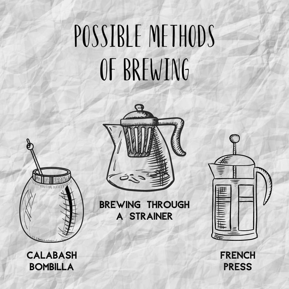 Ceai Yerba Mate Limon 1000G | Ceai Mate din Paraguay cu coajă de lămâie și fructul pasiunii | Energie naturală | Ceai Yerba Mate fără aditivi artificiali | Ceai Yerba Mate Loose Leaf 1 Kg