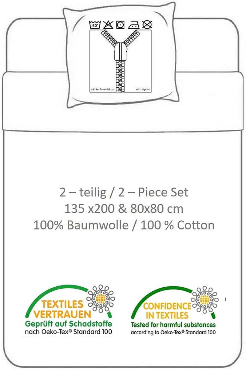 Ágynemű gyerekeknek, filmek és rajzfilmek, kifordítható, pamut Ágynemű - gyermek Naty Shop