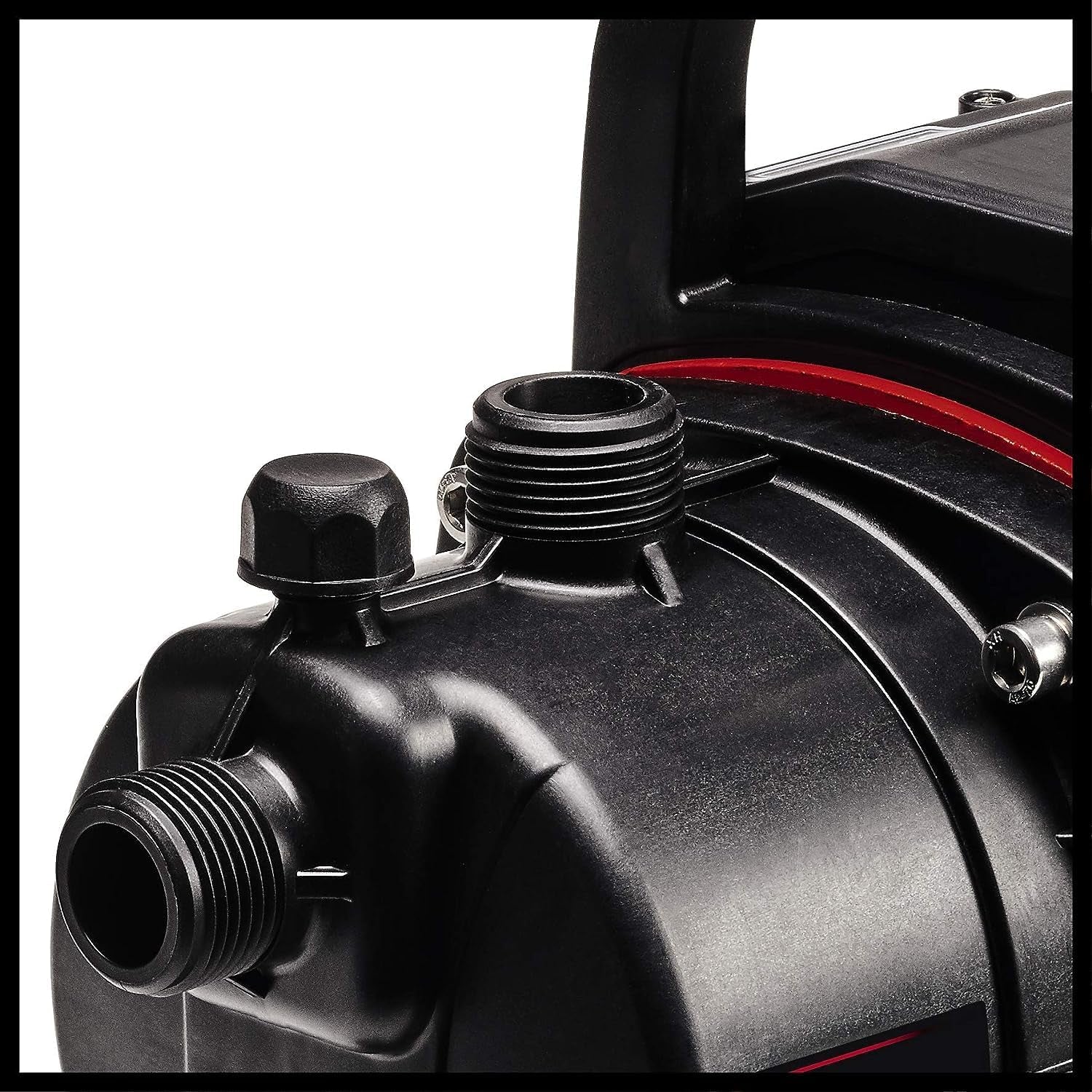 Set pompă de grădină Einhell GC-GP 6538 Set/I (650 W, max. 3,6 bar, debit 3800 L/h, șurub de umplere/golire cu apă, incl. furtun de aspirare de 4 m + furtun de grădină de 20 m + pistol de pulverizare)