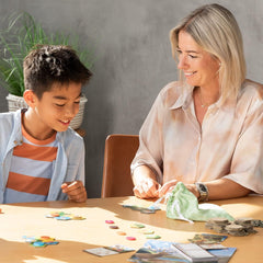 Kosmos 682590 Cascadia – Into the Heart of Nature, Az év játéka 2022, Társasjáték fa elemekkel, Családi játék 1-4 játékosnak 10 év felett, Társasjáték