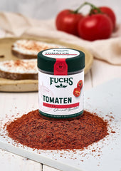 Fuchs Gewürze - Tomaten Flocken - Gewürz für Ofenfeta oder tomatigen Geschmack in Saucen - természetes összetevők - 40 g wiederverwendbarerben, recyclebarer Dózis