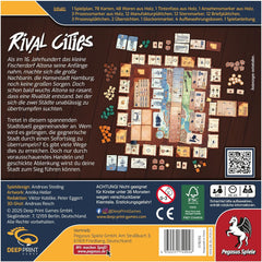 Pegasus Spiele Rival Cities (Deep Print Games), Braun