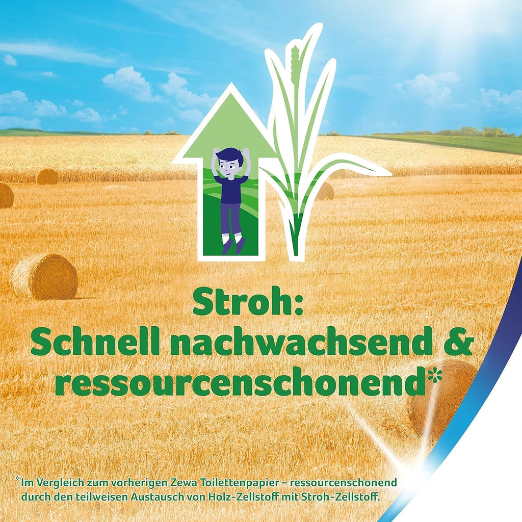 Hârtie igienică Zewa Proven cu conținut de paie 7X 8 role