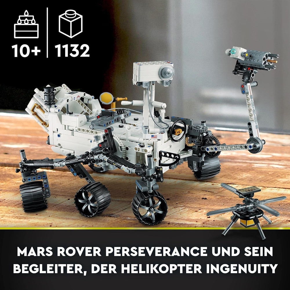 LEGO Space Toy Set 42158 Technic NASA Mars Rover Perserverance Ar App, Science építőjáték lányoknak és fiúknak 10+ építőkészletek Besuche den LEGO-Store