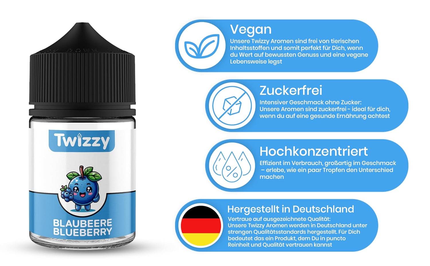 Twizzy Cranberry, ételízesítő -60 ml - Intenzív aroma - Ideális sütéshez Aromas Naty Shop