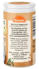 Ostmann Gewürze - Bratfisch Gewürzsalz | Nachfüllbare & újrahasznosítható Verpackung | 50 g Der Streudose-ban