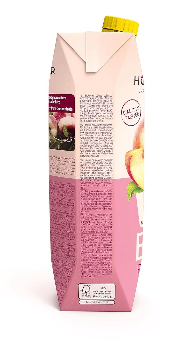 BIO Peach, 1 liter Alkoholmentes italok Naty Shop