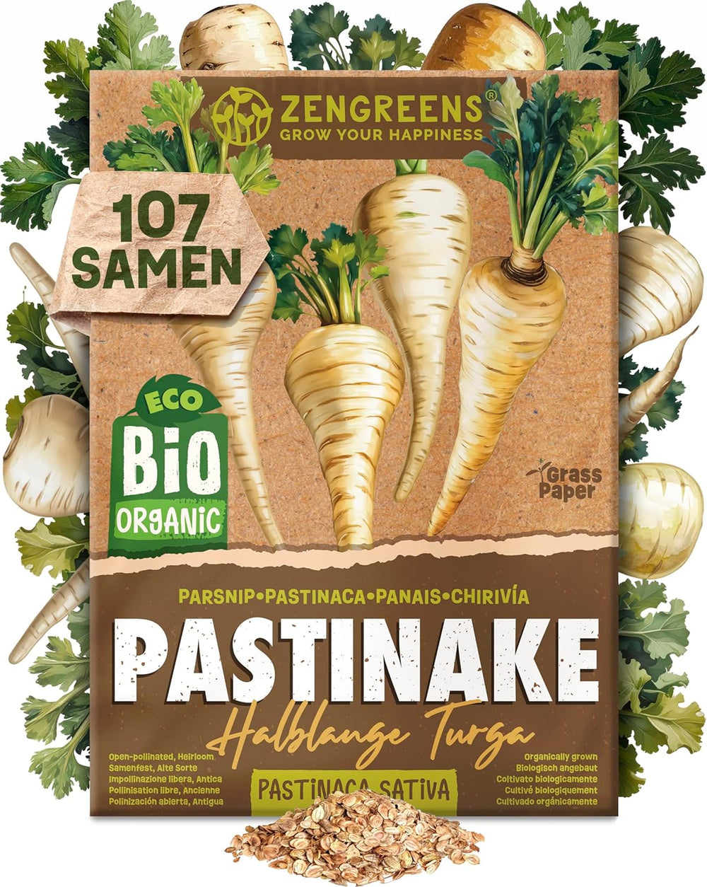 Bio Wintergemüsesamen Im 20Er Set - 20 Winter Gemüse Samen Für Den Einfachen Anbau Im Garten, Balkon Oder Hochbeet - Pflanzensamen - Saatgut