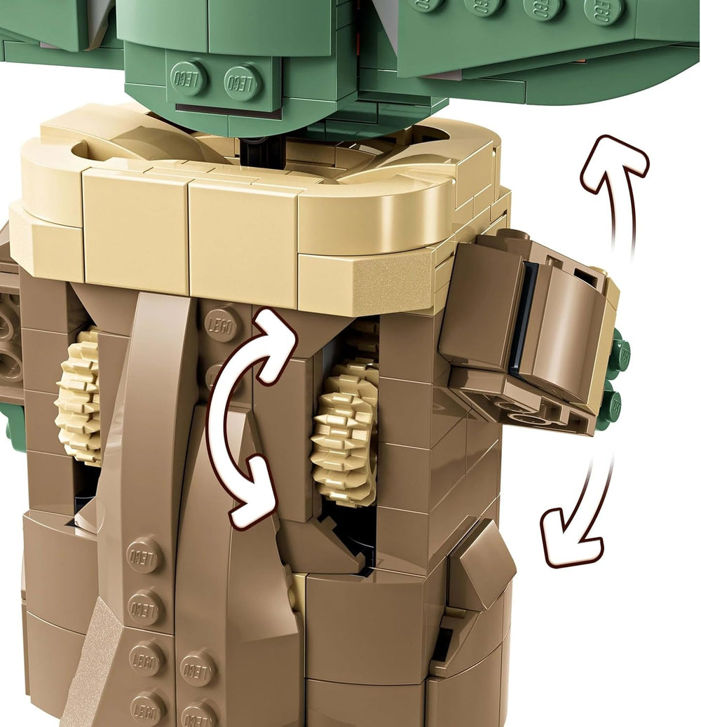 LEGO Star Wars 75403 Grogu a Mandalorian Repulsor bölcsőjében - Gyűjthető minifigura - Építhető, játszható és bemutatható modell - Otthoni dekorációk - Ajándék 10 év feletti fiúknak és lányoknak Építőkészletek Besuche den LEGO-Store