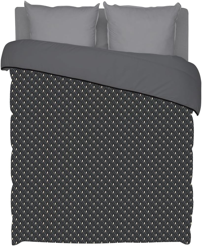 Bleu Câlin Printed 1 személyes Hermance paplan, poliészter, kék/szürke, 140 X 200 cm Paplanok és paplanok Naty Shop