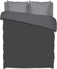 Bleu Câlin Printed 1 személyes Hermance paplan, poliészter, kék/szürke, 140 X 200 cm Paplanok és paplanok Naty Shop