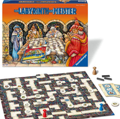Ravensburger 22474 Maze Masters – Az őrült labirintus mesterváltozata 2-4 játékos számára 9 éves kortól