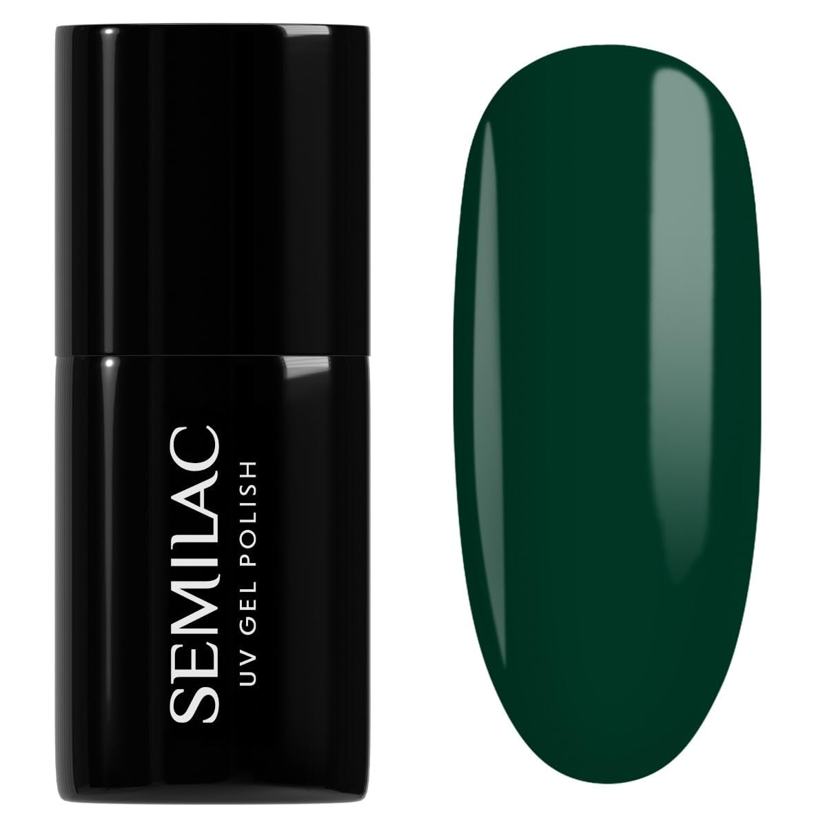 UV körömlakk Semilac Hybrid 309 Pine Green 7ml Festive Wonder Colors Collection