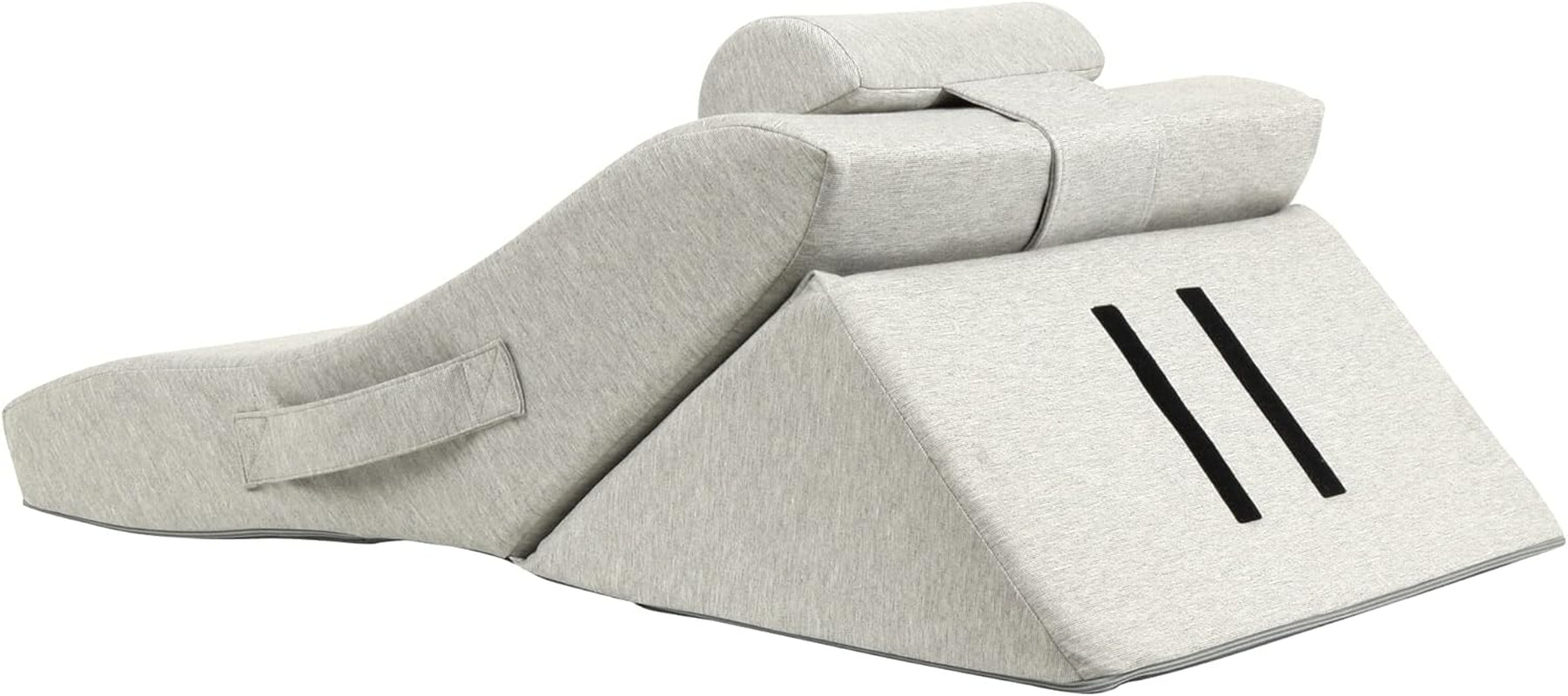 Pernă de citit – pernă pentru spate, tetieră reglabilă, spumă cu memorie, husă detașabilă, respirabilă și antiderapantă, mâner triunghiular pentru spate, gât și picioare – 60 x 50 x 30 cm