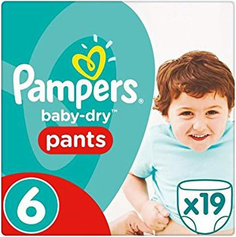 Pelenkák Pampers 81657566 Baby-Dry nadrág, fehér