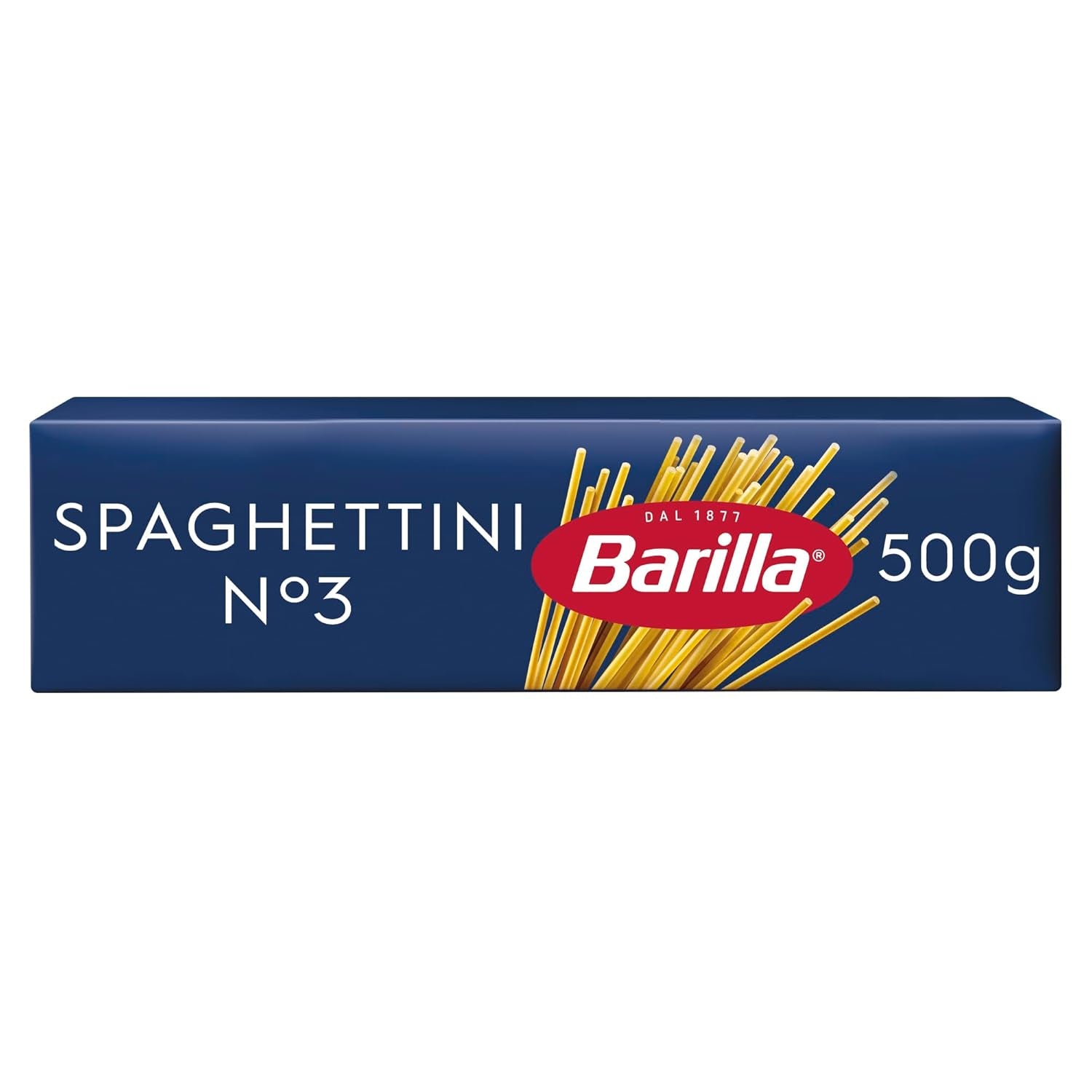 Pasta Barilla Classic Spaghettini sz. 3 kiváló minőségű durumbúza, mindig al dente (1 x 500 g)