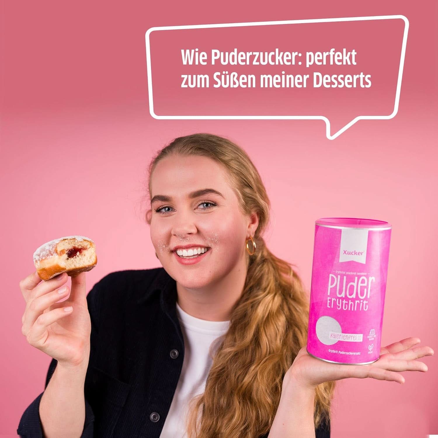 Xucker porcukor Eritrit - Kalóriamentes cukorpótló, 600 gramm Sweeteners Naty Shop