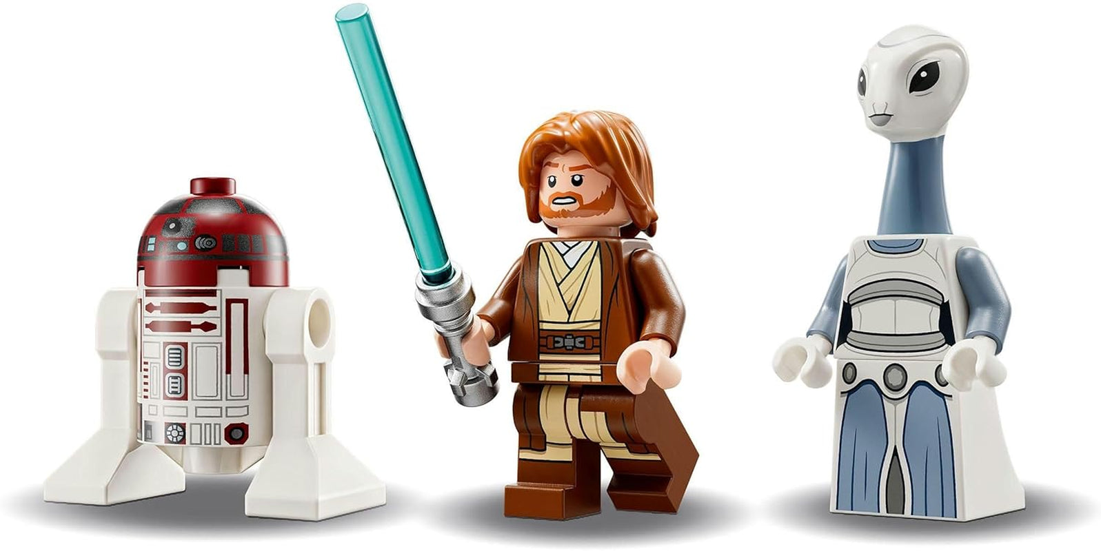 LEGO Star Wars Jedi Starfighter Obi-Wan Kenobi, megépíthető játék Taun We-vel, droid figurával és fénykarddal, Attack of the Clones készlet 75333 építőkészlet Besuche den LEGO-Store