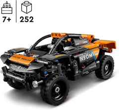 LEGO Technic NEOM Mclaren Extreme E versenyautó készlet, motoros játék gyerekeknek, megépíthető szélautó, technikai ajándék fiúknak és lányoknak 7 éves 42166 építőkészletek Besuche den LEGO-Store