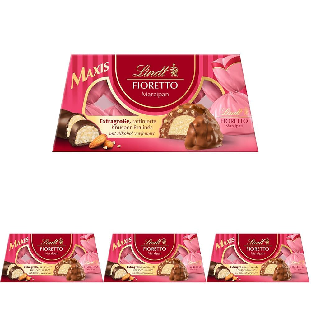 Lindt csokoládé | FIORETTO Zabaione ajándékkészlet | 138g | 6 db tejcsokoládé praliné Zabaione szarvasgombás töltelékkel és ropogós feltéttel, alkohol tartalommal | Csokoládé ajándék