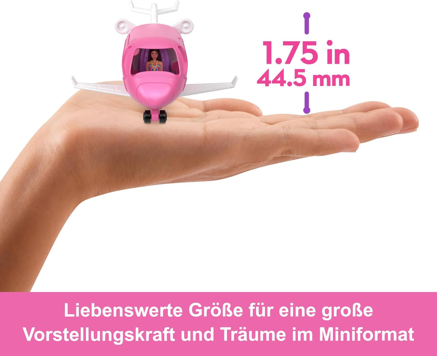 Barbie Mini BarbieLand Puppen- und Spielzeugfahrzeug-Sets, 1,5-Zoll-Puppe und ikonisches Spielzeugfahrzeug mit Farbwechsel-Überraschung, HYF40