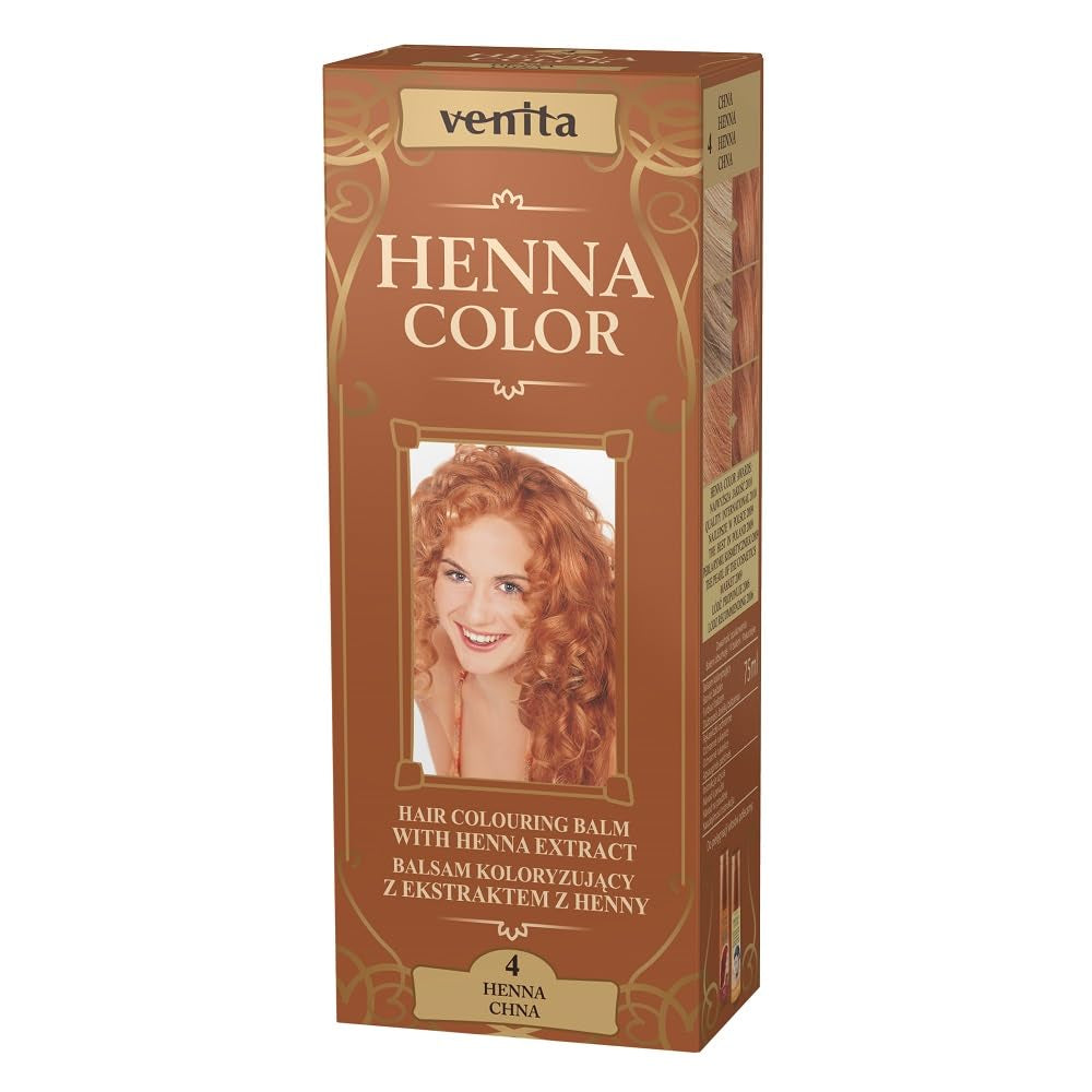Henna Color 111 Balsam natural pentru păr blond Culoarea părului Efect de colorare a părului natural Henna Eco Vopsea pentru par Naty Shop Roșcat-brun 1 bucată (pachet de 1)