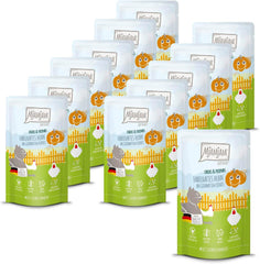 MjAMjAM - Quetschie - Chicks & Friends fabelhaftes Huhn an gedämpftem Kürbis 12 x 125g