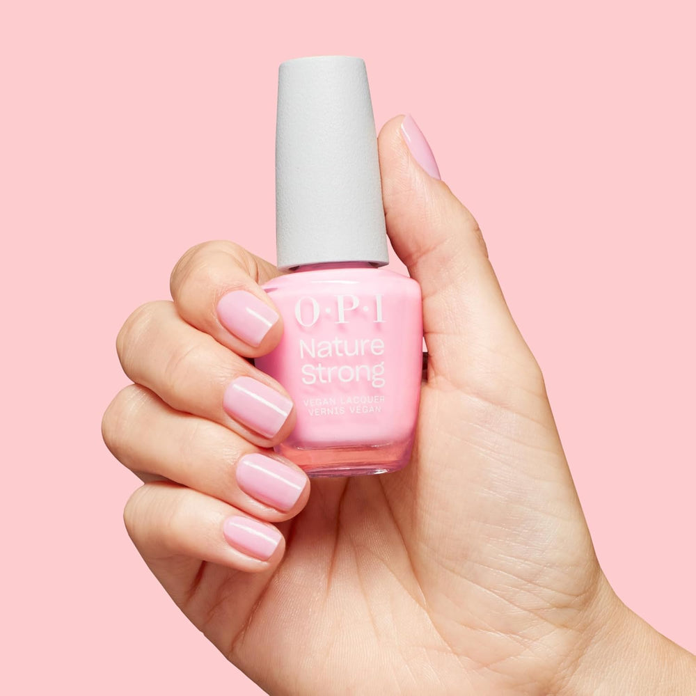 OPI Nature Strong Blossom Into Awesome - Rózsaszín körömlakk - Intenzív ragyogás és 7 napos tartás | Tartós szín a körmöknek | 15 ml