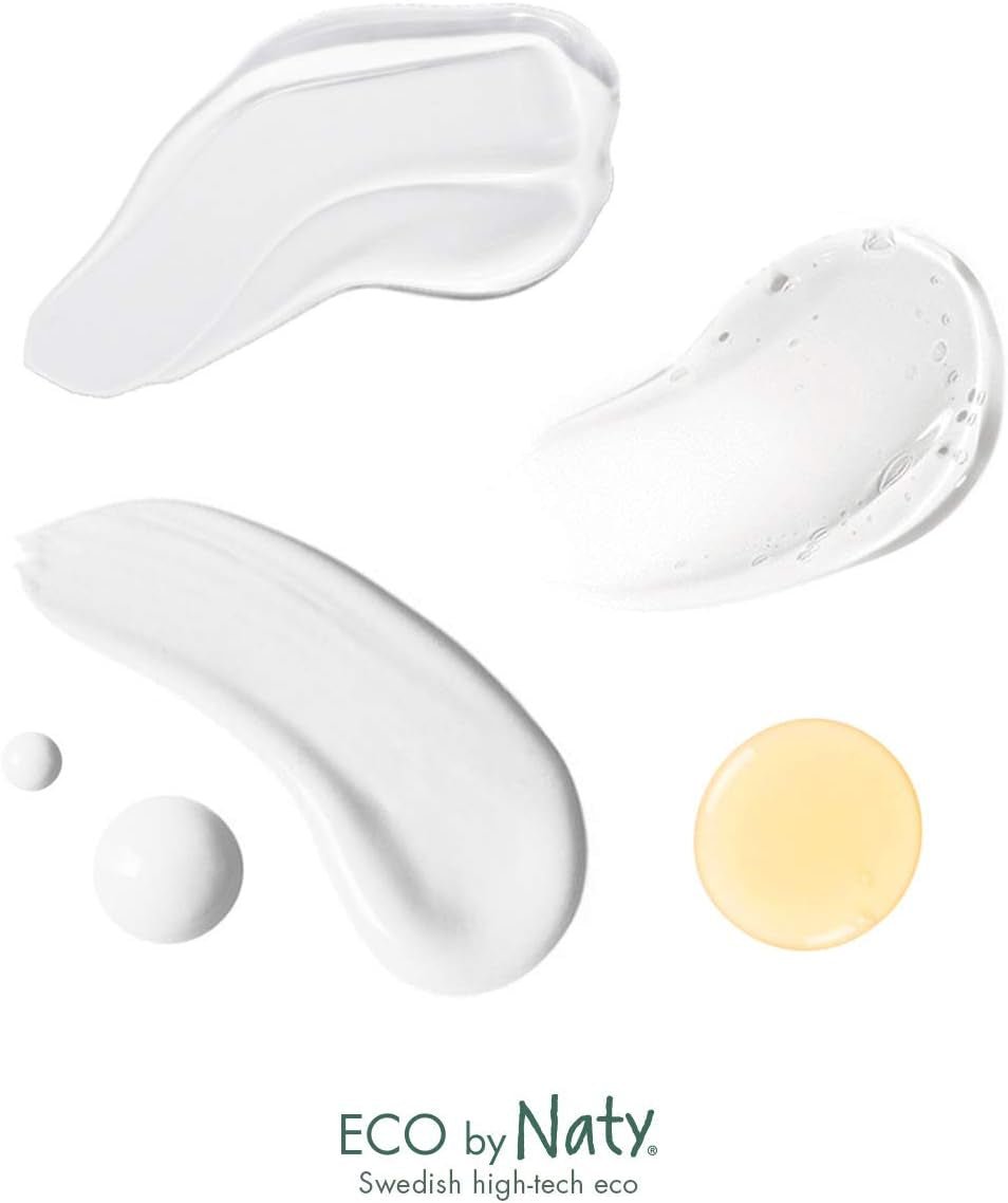 Eco by Naty, spumă de baie pentru copii, ingrediente organice pe bază de plante cu 0% parfum, hipoalergenic și testat dermatologic, flacon de 200 ml Copii - Baie si Skincare Naty Shop