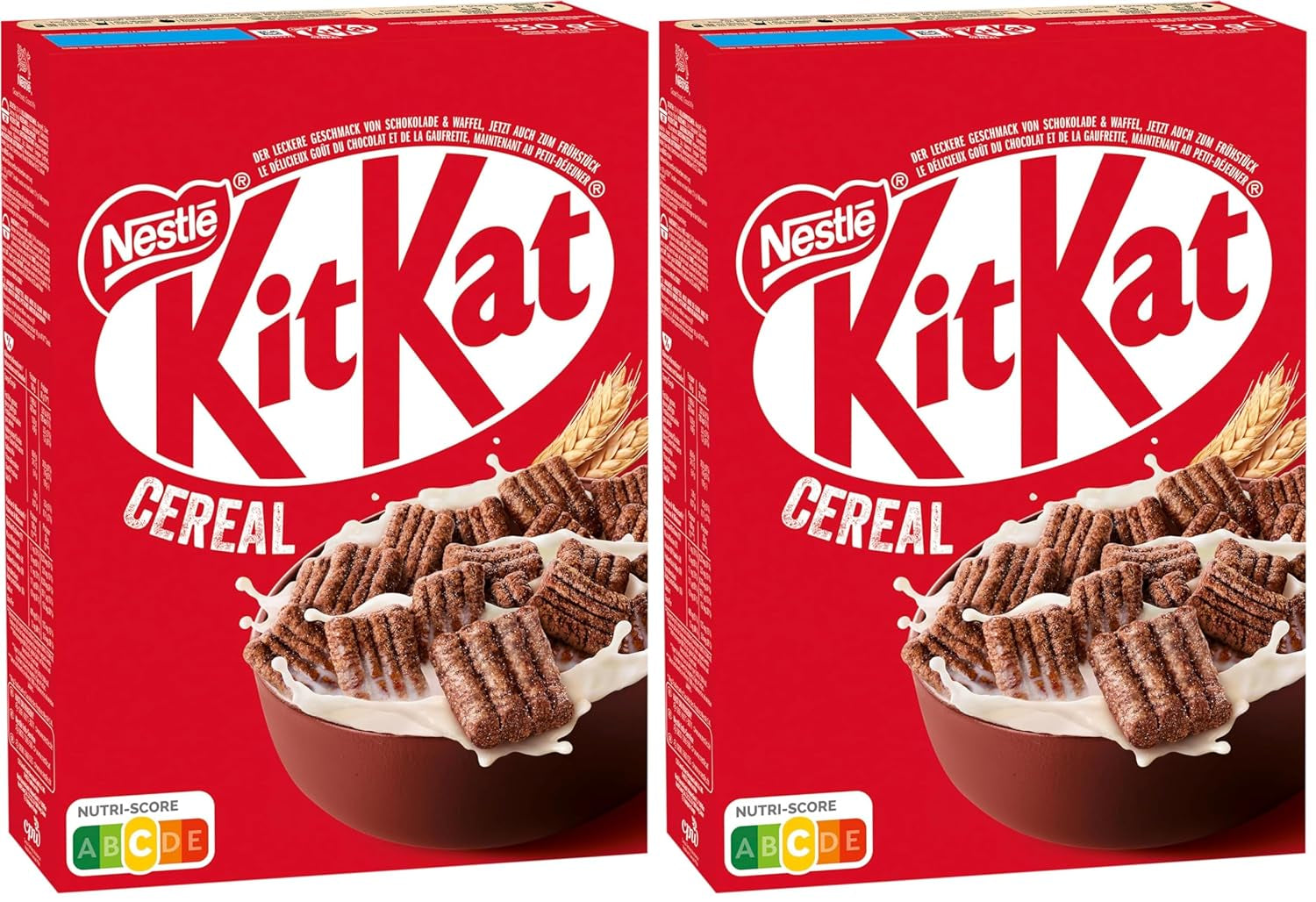 Nestlé gabonapelyhek, ropogós reggeli gabonapelyhek tipikus ostyával és ízletes csokoládéval, 1 csomag (1 x 330 g)