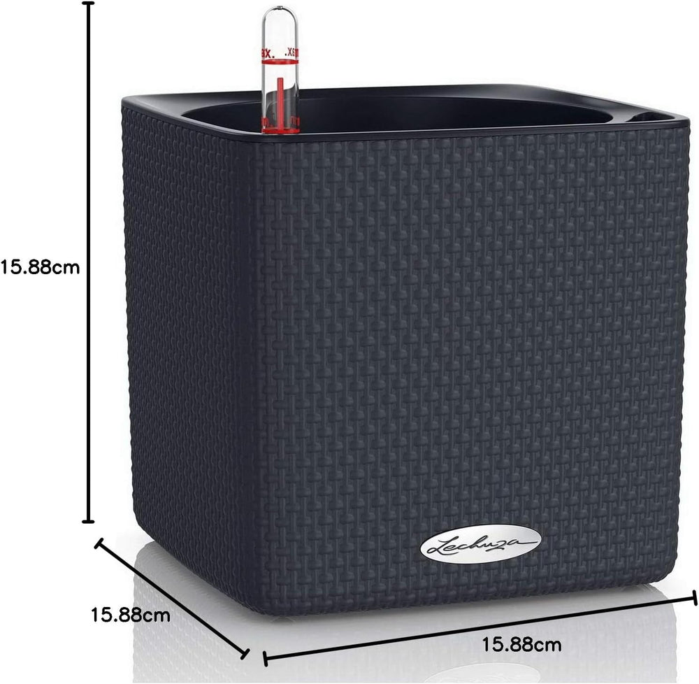 LECHUZA CUBE Culoare 16 gri ardezie 13584