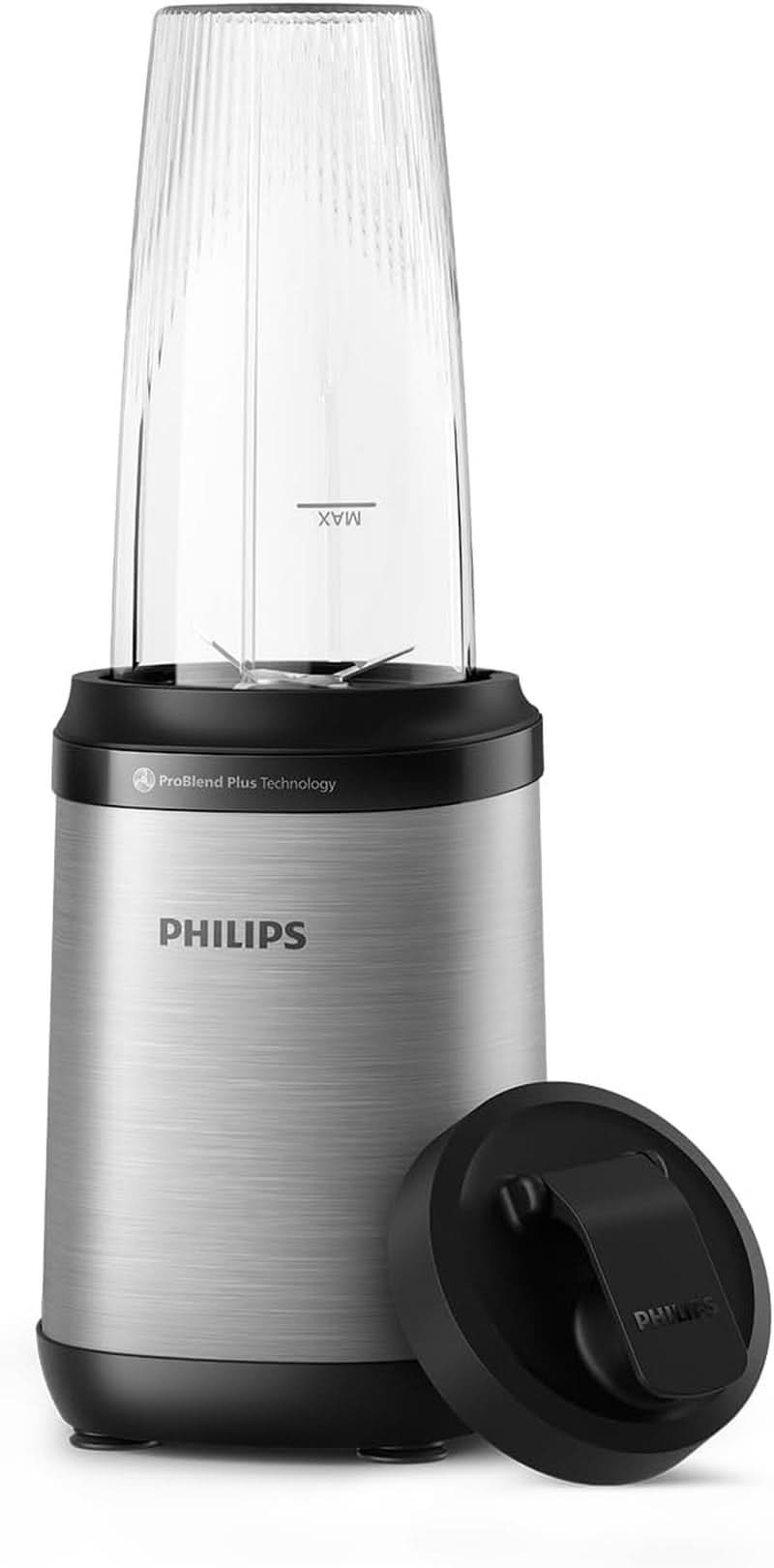 Philips Standmixer és Smoothie Maker – 600 W, 2 literes Becher, Homeid-App, 2 Geschwindigkeitsstufen + Impulsfunktion, Problend, Ice-Crush-Funktion (HR2291/41) Kitchen Naty Shop 800 Watt - Smoothie Maker