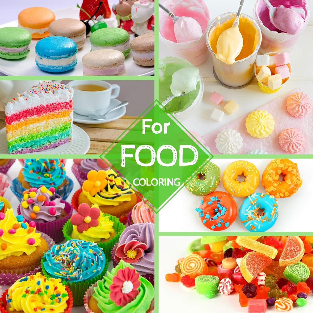 DecorRom, set 10 coloranti alimentari lichizi, 10 x 10 ml Naty Shop