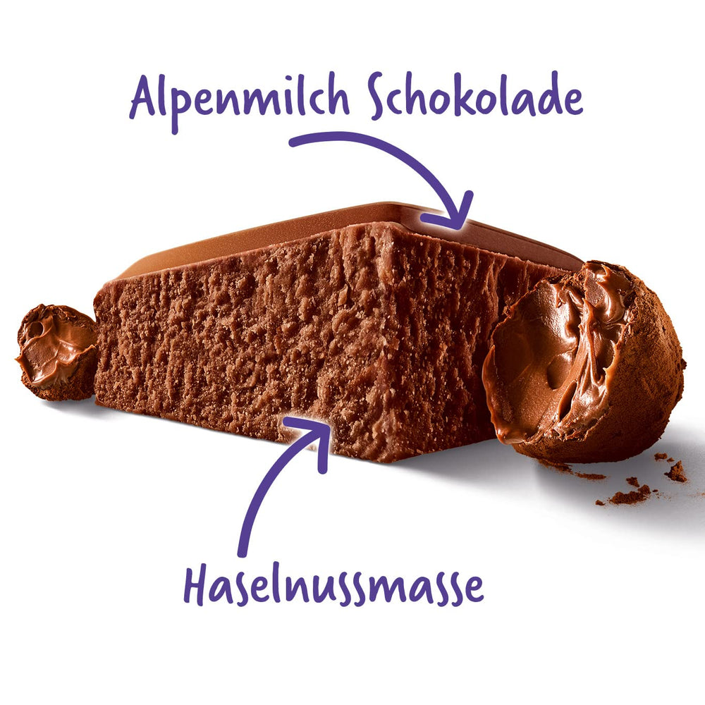 Milka MMMAX Noisette – alpesi tejcsokoládé finom, krémes mogyorós töltelékkel – 250g