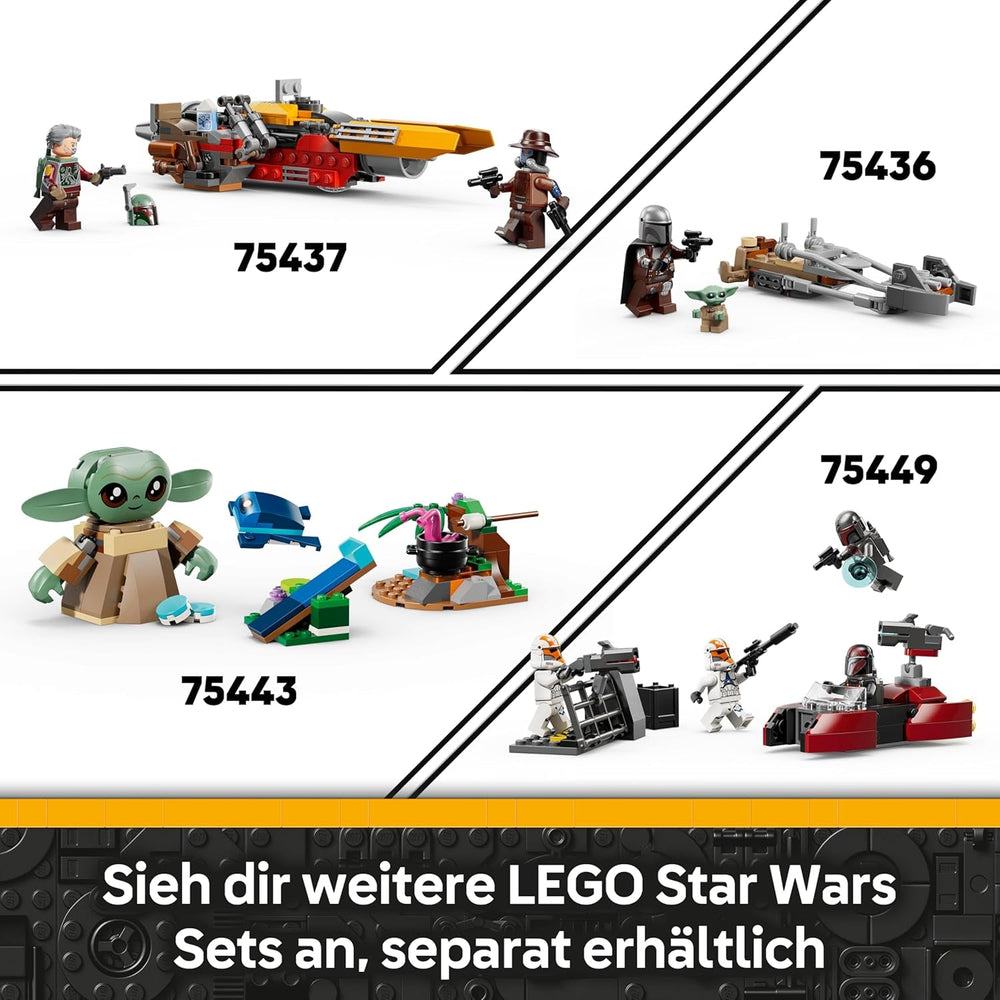 LEGO Star Wars 75448 Klon-Schocktruppen Mech - Bewegeliche Actionfigur mit Blastergewehr & Minifigur - Modellbau für Kinder - Geschenk für Jungen ab 6 Jahren & Star-Wars-Fans