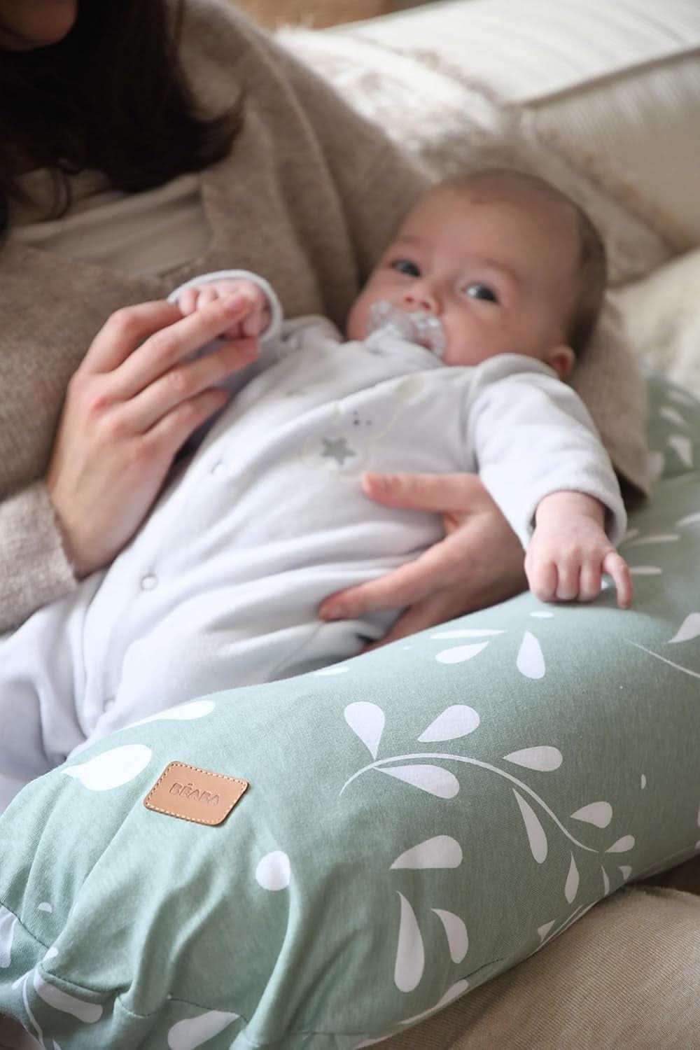 BÉABA, Big Flopsy, többfunkciós szoptatópárna, alvás, szoptatás, optimális támogatás, relaxáció, kényelem Kiegészítők Étel és Szoptatás Bebe Naty Shop