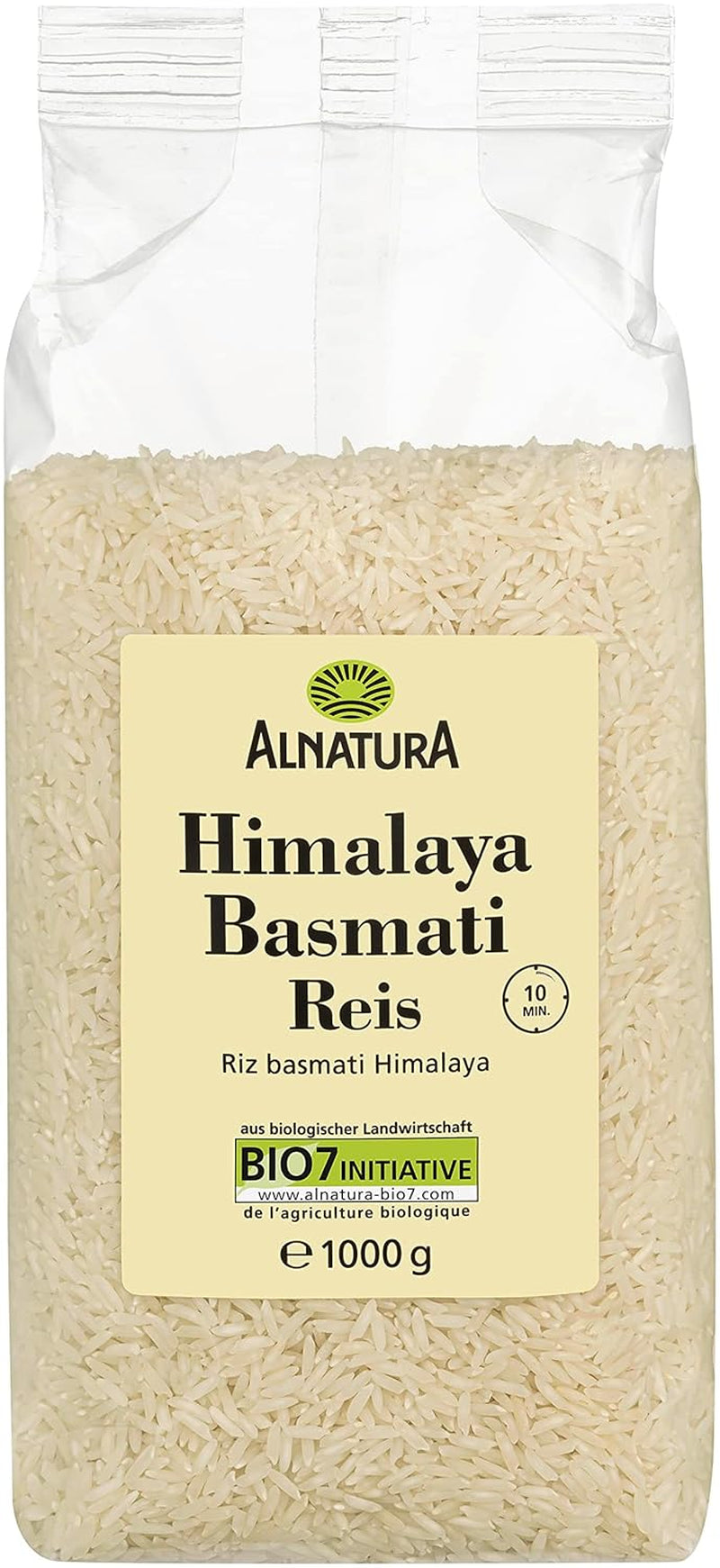Bio himalájai fehér basmati rizs, 1 kg