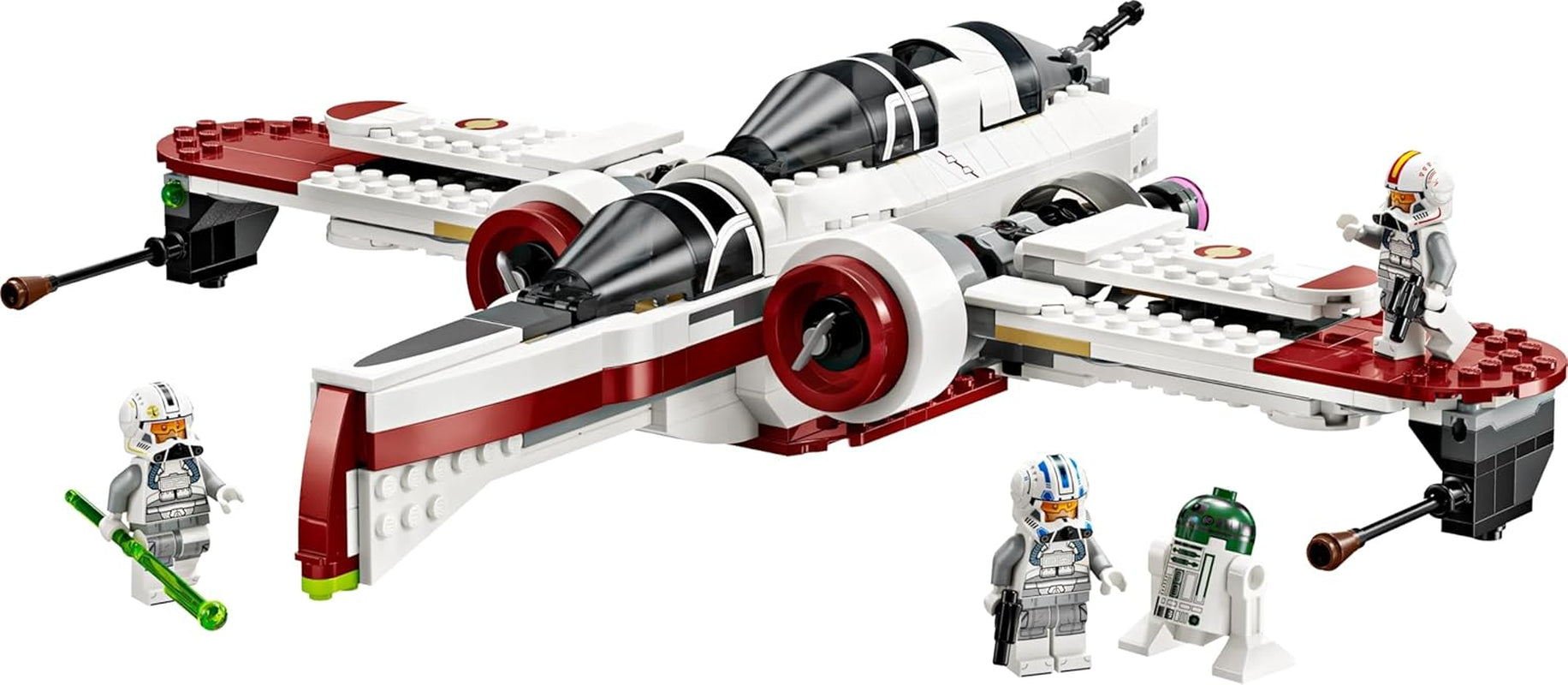 LEGO Star Wars 75402 ARC-170 Starfighter játék 4 minifigurával, beleértve a klónpilótát és az R4-P44 droidot, gyűjtői tárgyat, ajándékot a Sith-rajongók bosszújához, valamint 9 évesnél idősebb fiúk és lányok építőkészletei Beuche den LEGO-Store